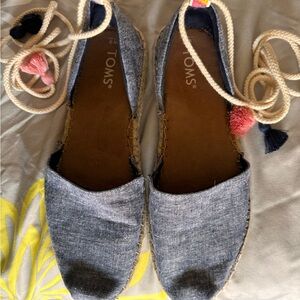 TOMS Women's light blue Espadrilles